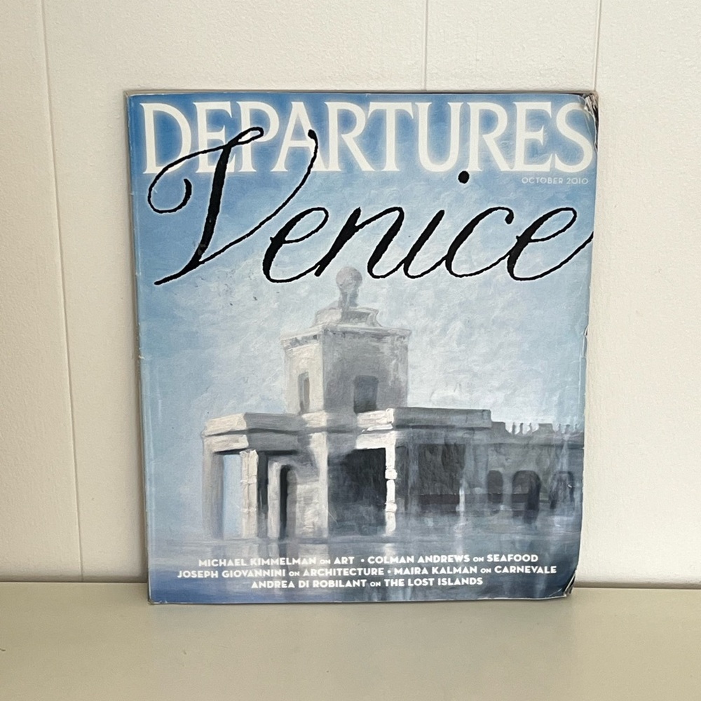 Departures Venice Magazine from 2010